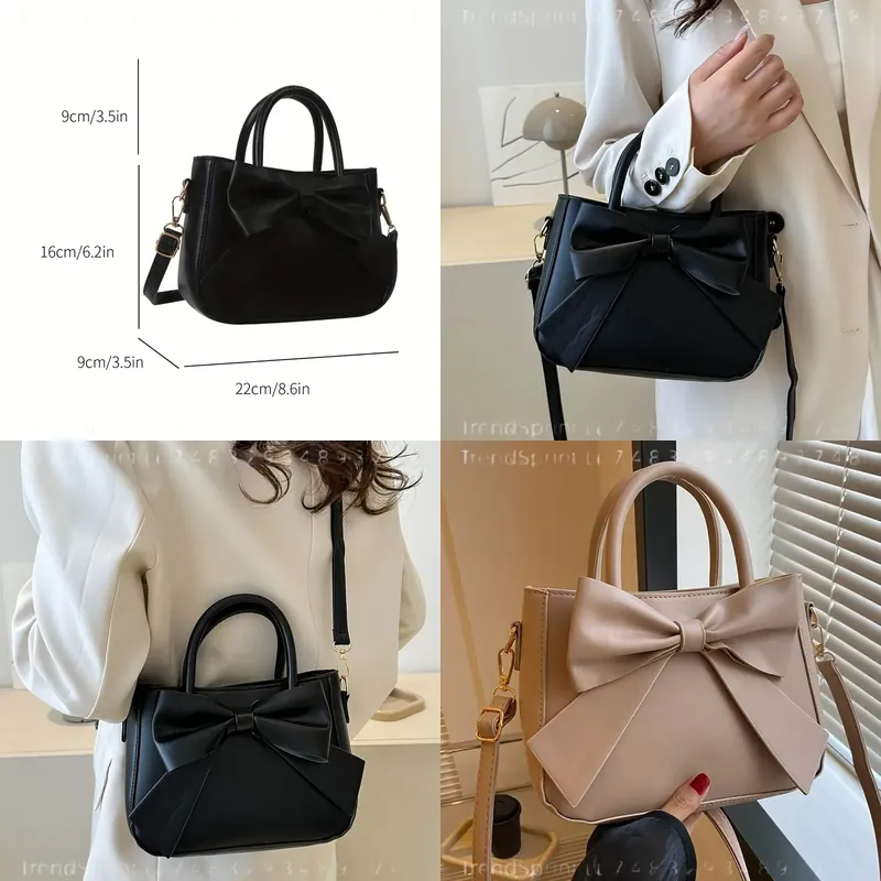 Women Bags For Work - Sac à main élégant noir avec