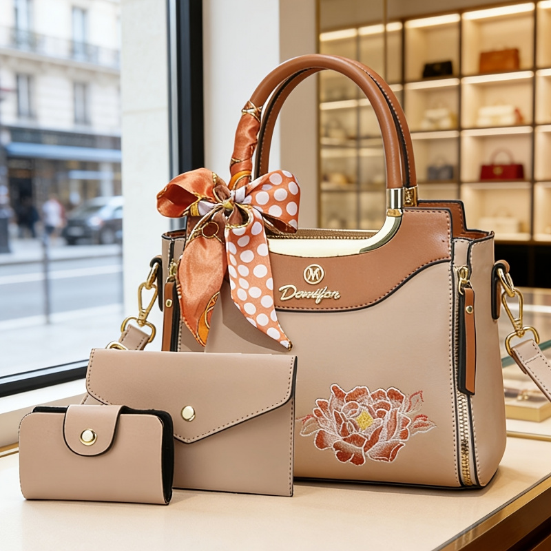 Women Bags For Office - Ensemble de 3 sacs à main