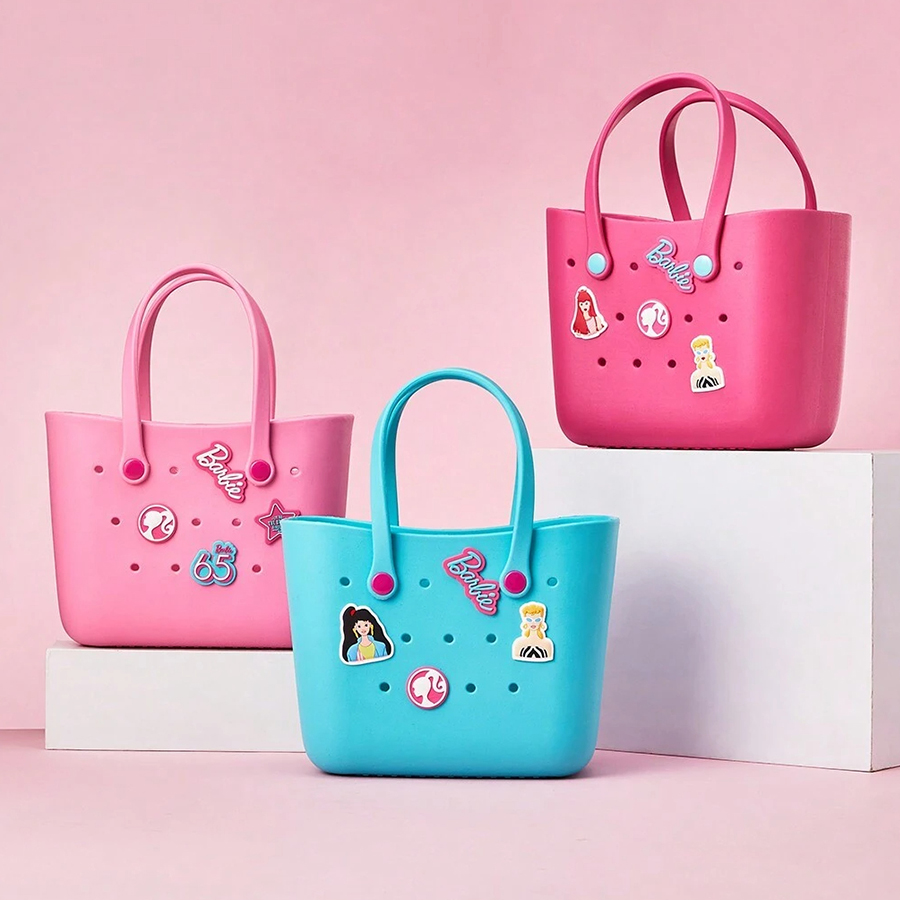 Women'S Tote Bags Designer - Sac fourre-tout MINISO Barbie Sunlight Shining