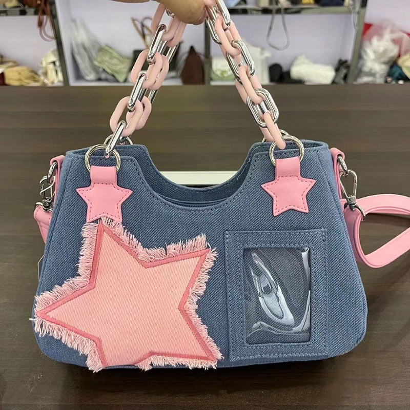 Women'S Tote Bags Designer - Sac fourre-tout en jean pour femme,