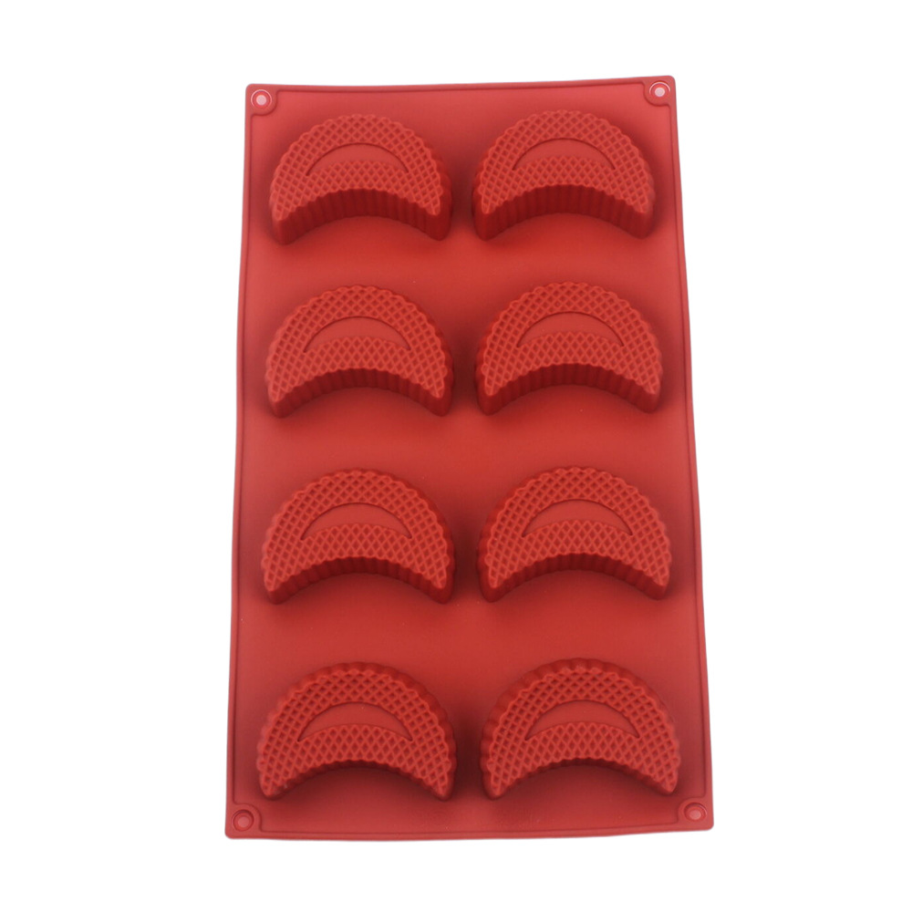 Half Moon Crescent - Moule en silicone à 8 cavités