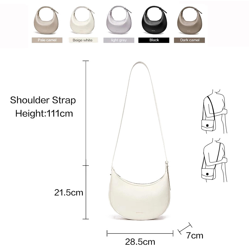 Sac à bandoulière en cuir PU p - Half Moon Crescent avis et prix