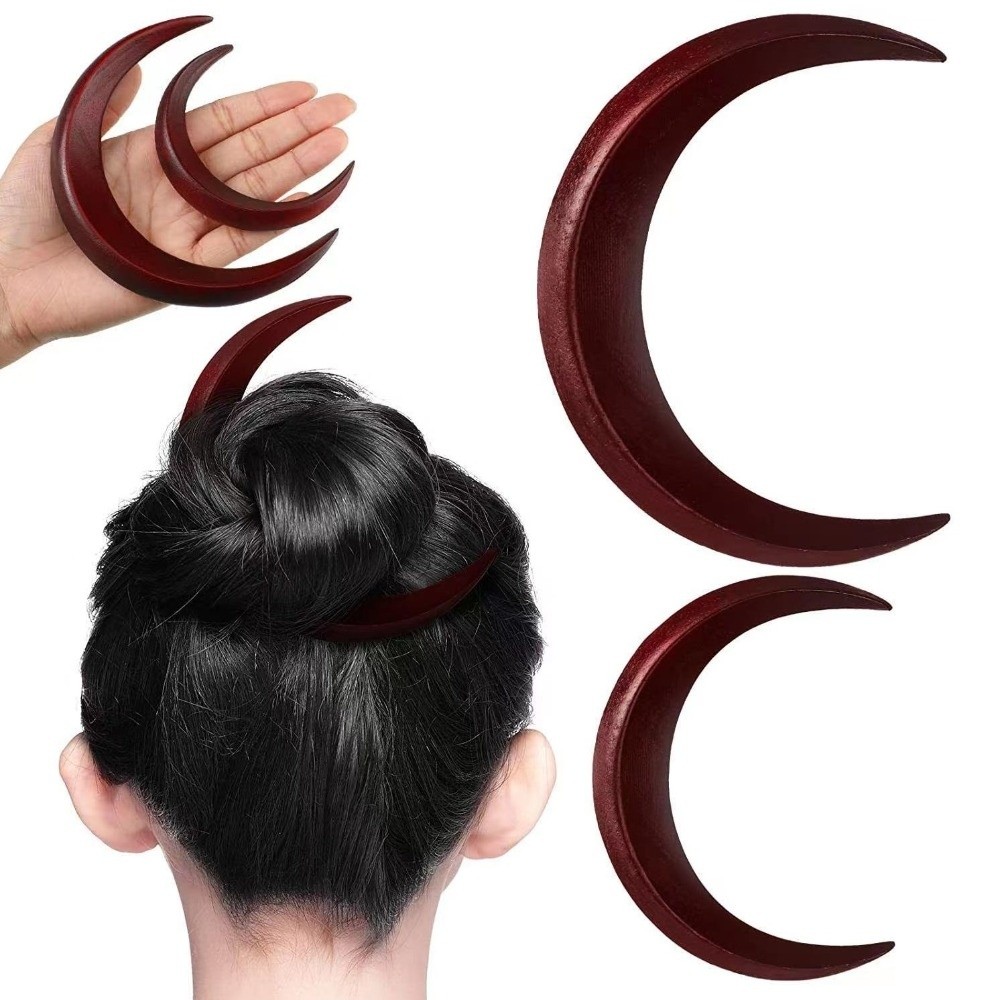 Élégante Pique à Cheveux en Fo - Half Moon Crescent avis et prix