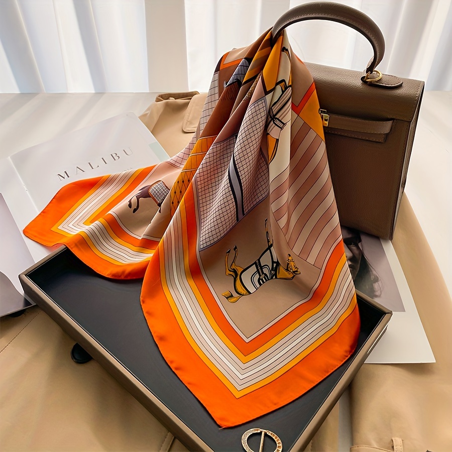 Foulard Carré en Satin Doux po - Women Bags For Office avis et prix