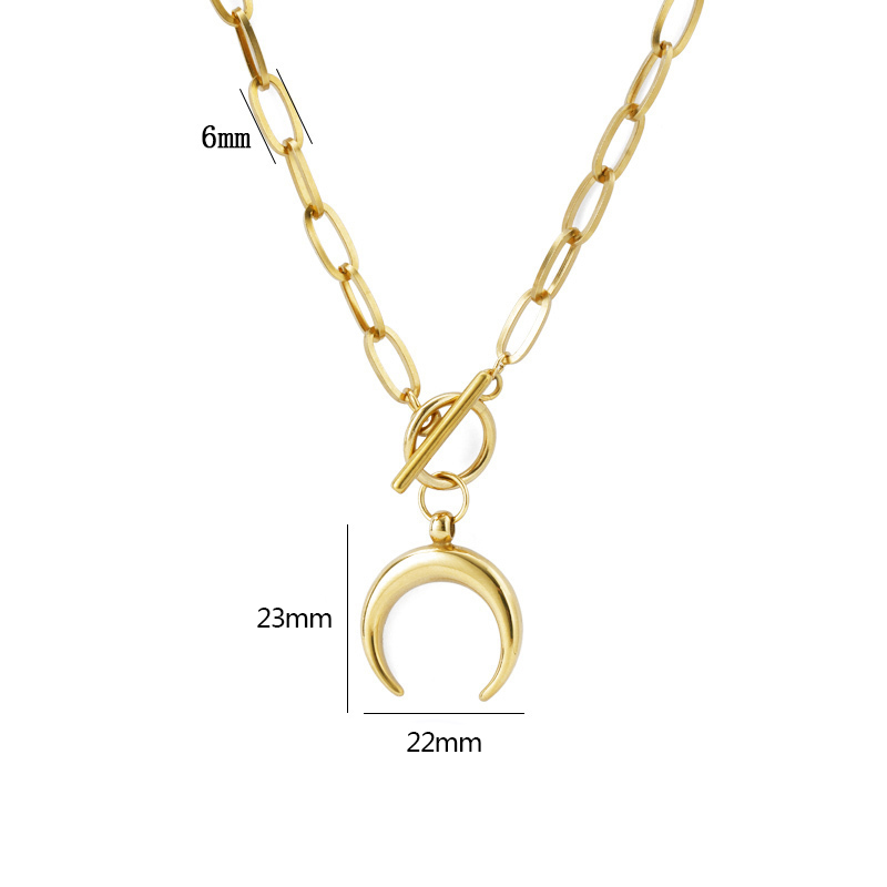Colliers demi-lune en forme de - Half Moon Crescent avis et prix