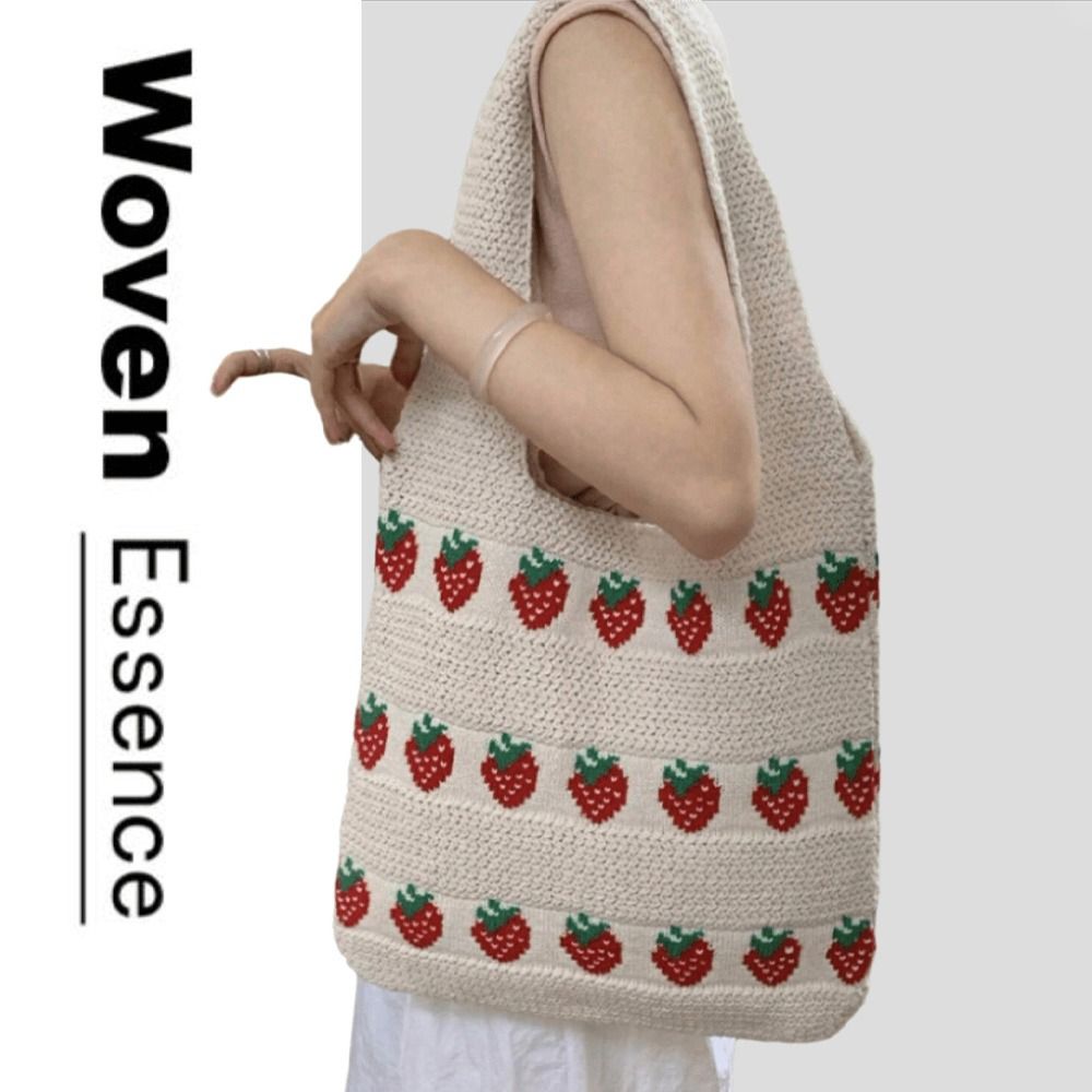 Sac à main tricoté pour femme, - Crochet Market Bag avis et prix