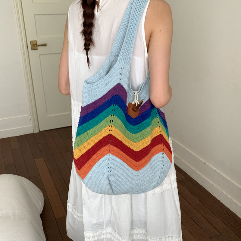 Sac fourre-tout de plage en cr - Crochet Market Bag avis et prix