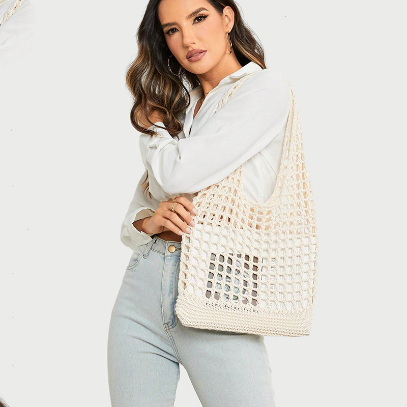 Sac fourre-tout en crochet pou - Crochet Market Bag avis et prix