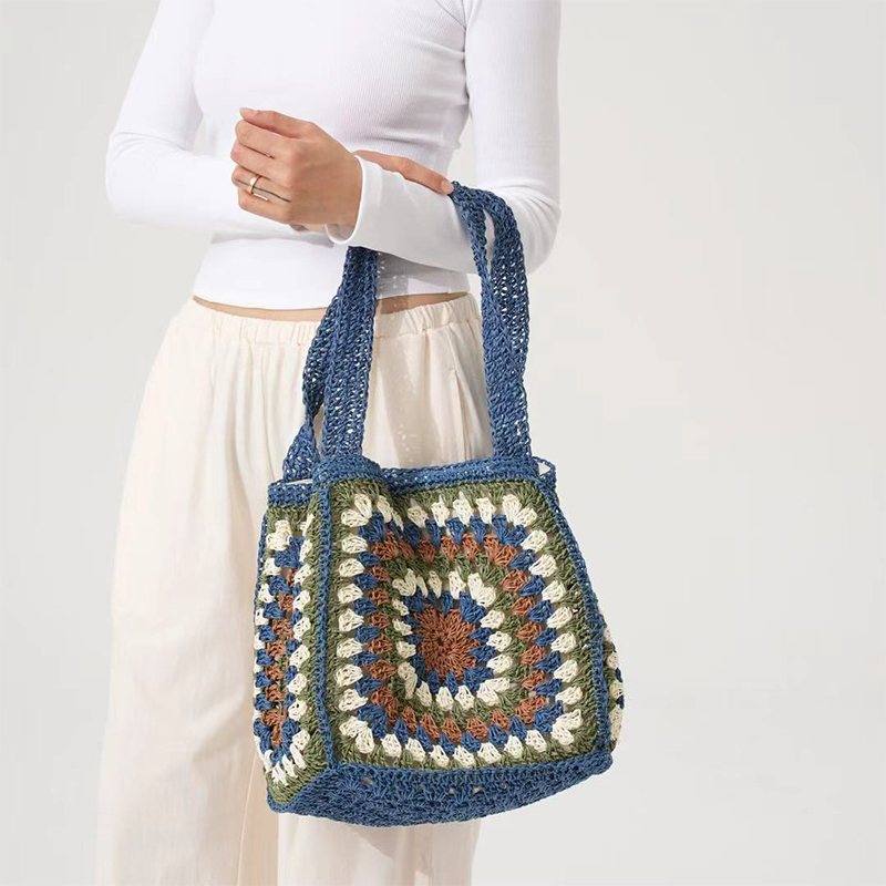 Sac d'été tissé à la main, sac - Crochet Market Bag avis et prix