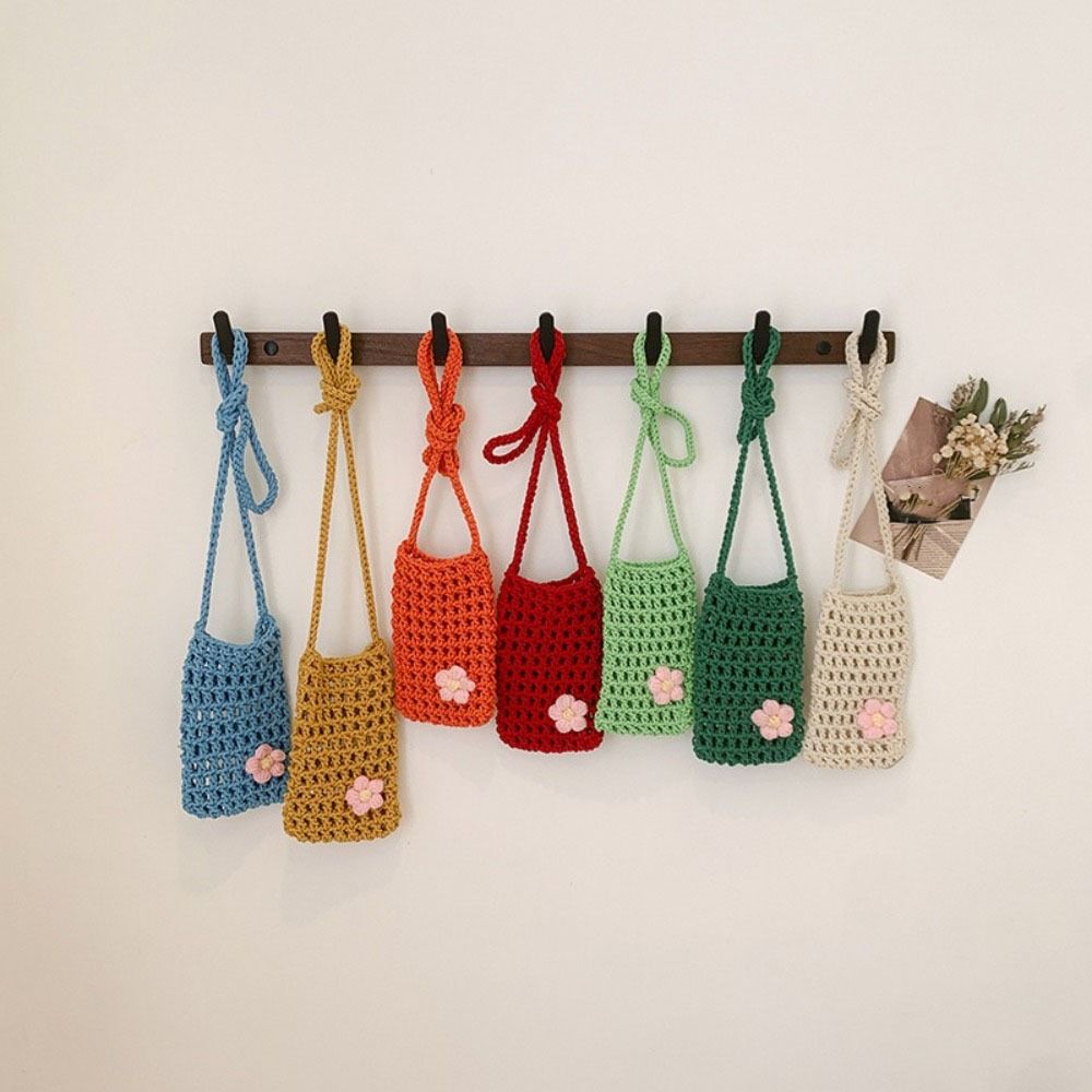 Sac à bandoulière tissé à fleu - Crochet Market Bag avis et prix