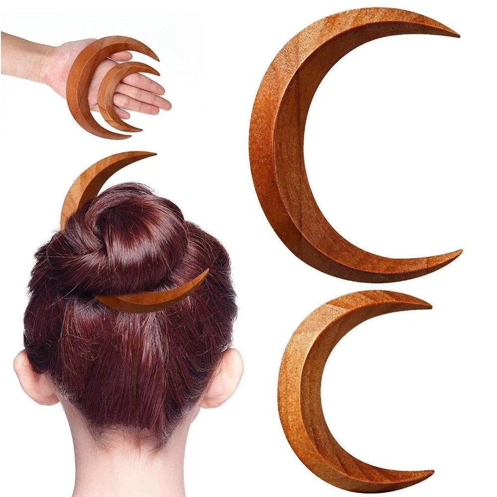 Élégante Pique à Cheveux en Fo - Half Moon Crescent avis et prix