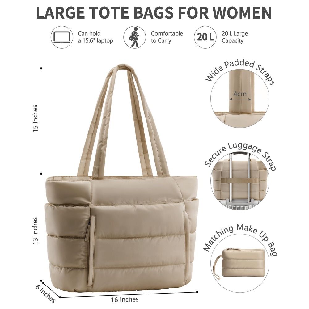 Sac fourre-tout matelassé gran - Women Bags For Work avis et prix