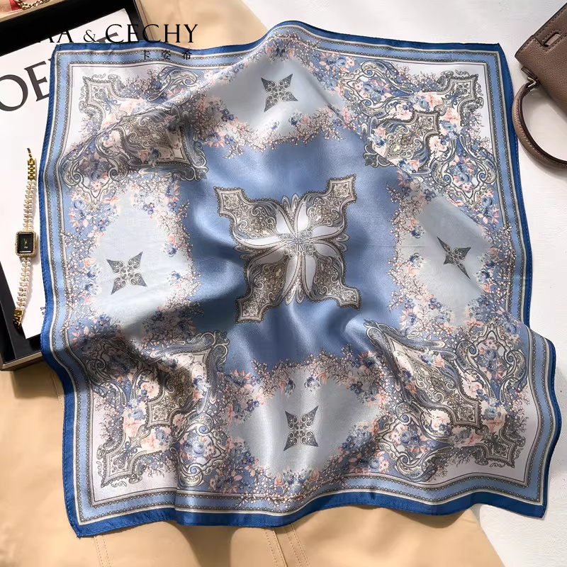 Foulard carré en soie de mûrie - Women Bags For Office avis et prix