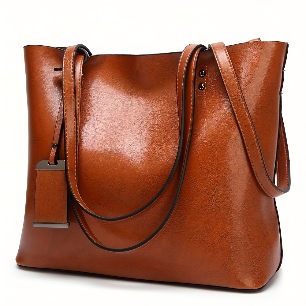 Sac à main fourre-tout en cuir - Women Bags For Work avis et prix